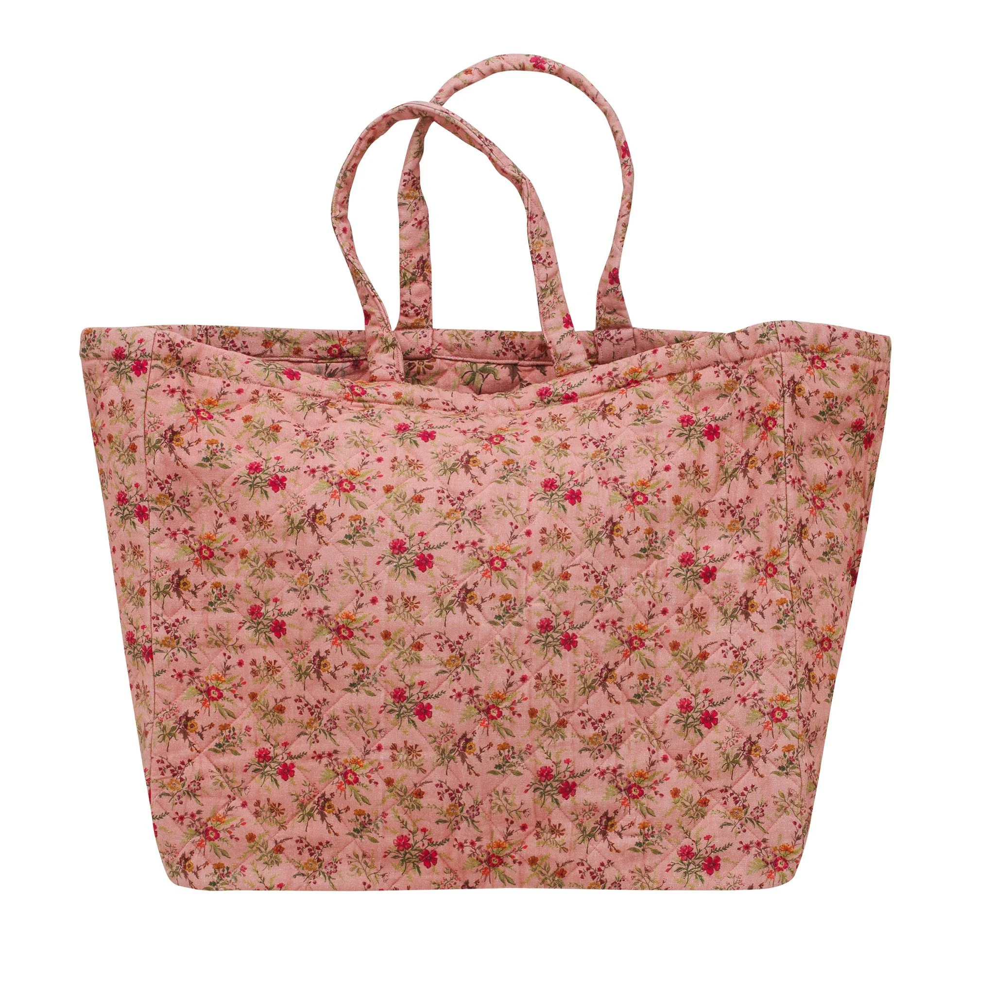 Prairie floral quilted bag, peony