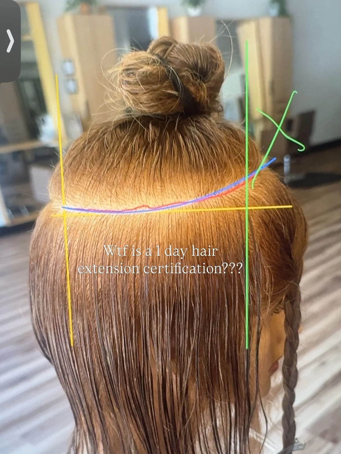 The things that make you go hmmm&hellip; 🤔

Hair extension education red flags 🚩 Yeahhh&hellip; we&rsquo;re going there.

🚩 &ldquo;Get certified in one day!&rdquo;
If you&rsquo;re a newer hairstylist, please think twice. There is simply no way to 