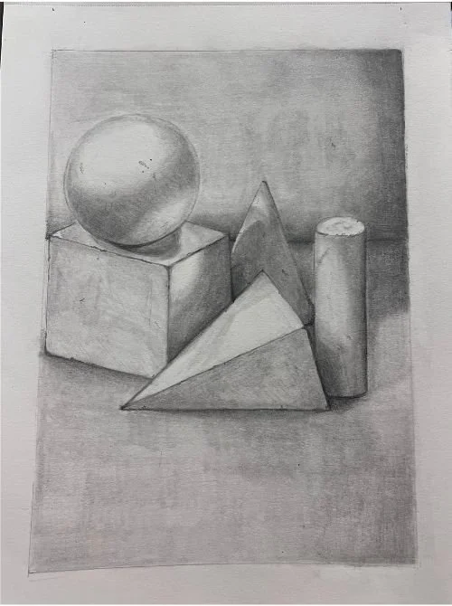 Shapes drawing- art with Isha