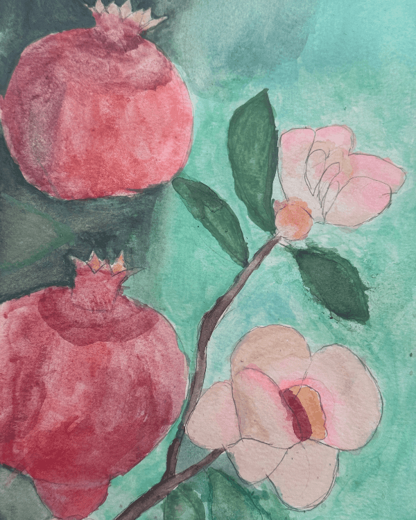 Pomegranate - Art with Isha