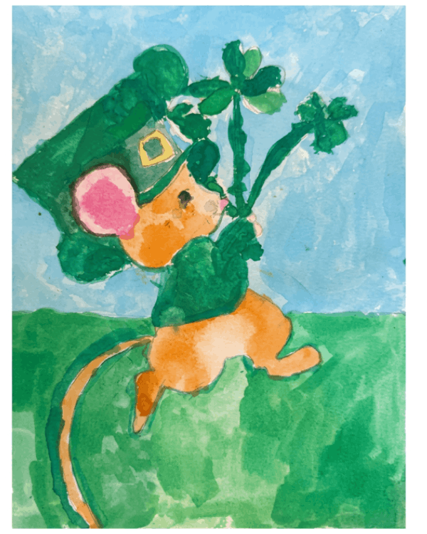 mouse- art with Isha