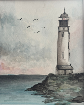 Lighthouse-sketch-ArtwithIsha