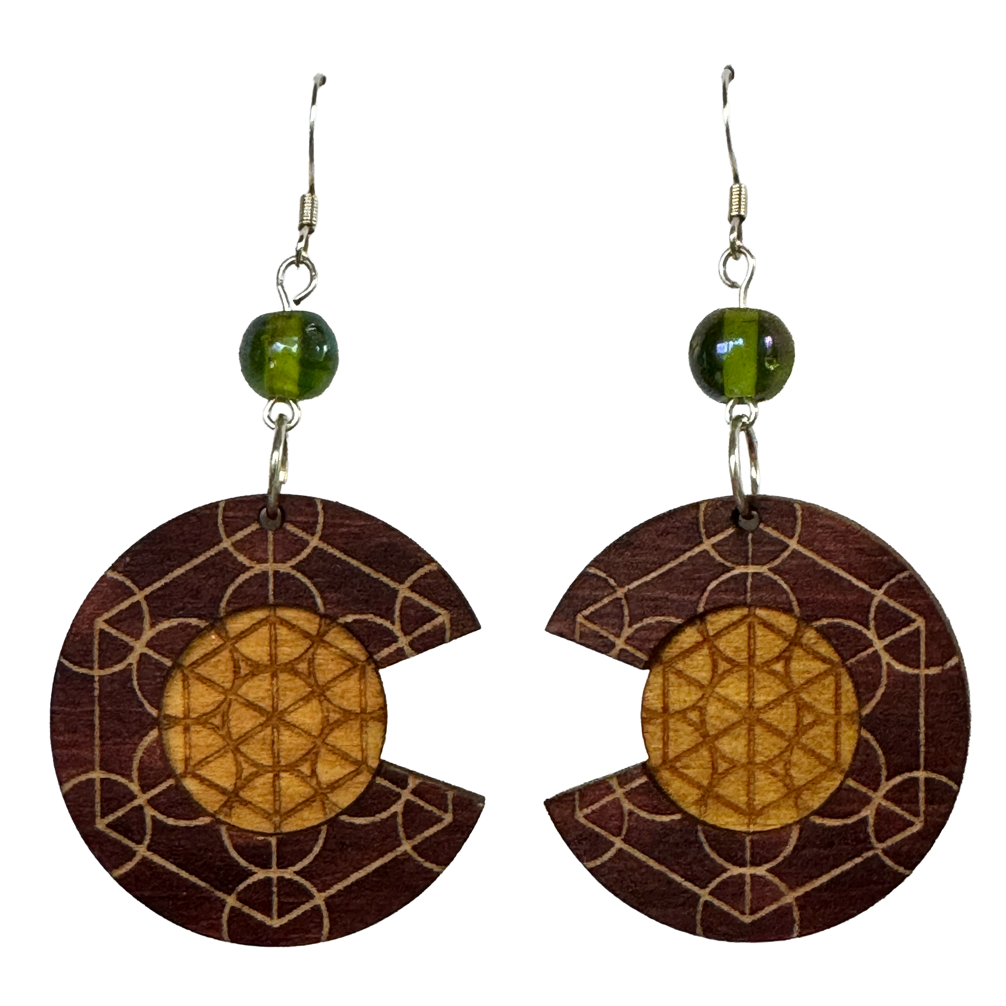 Sacred Geometry Mandala Earrings