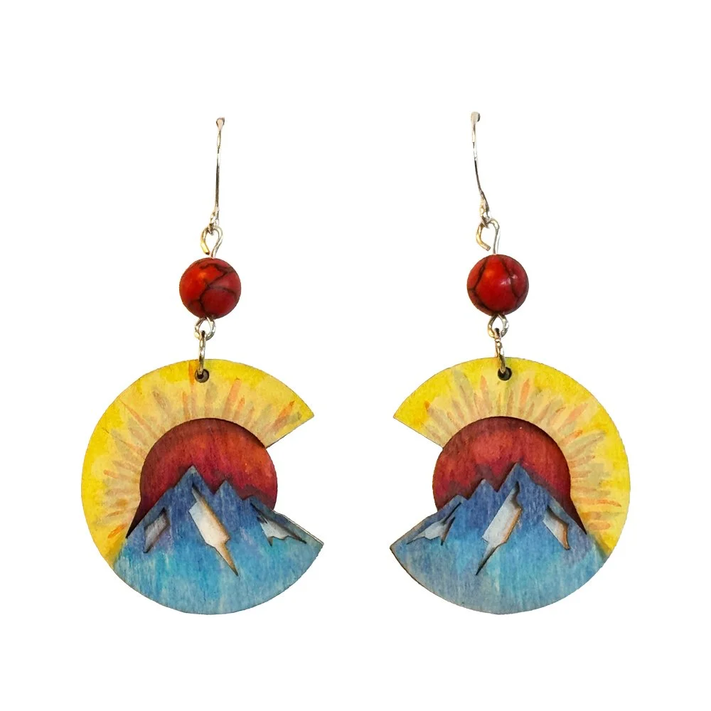 Sunburst Vista Peak Earrings
