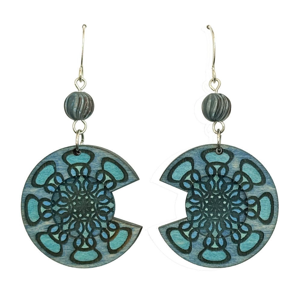 Retro Frost Snowflake Earrings