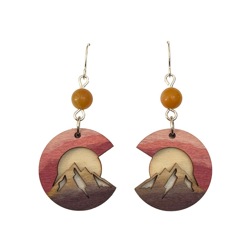 Golden Hour Peak Earrings