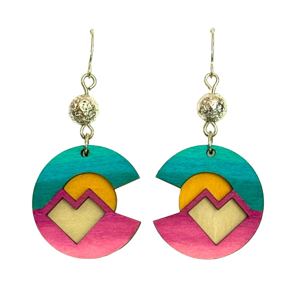 Electric Sunshine Love Earrings