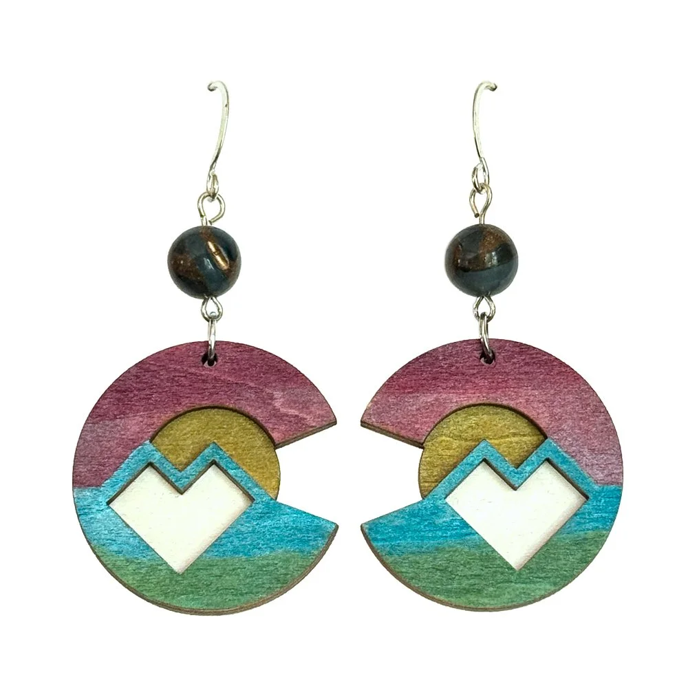 Gilded Jewel Love Earrings