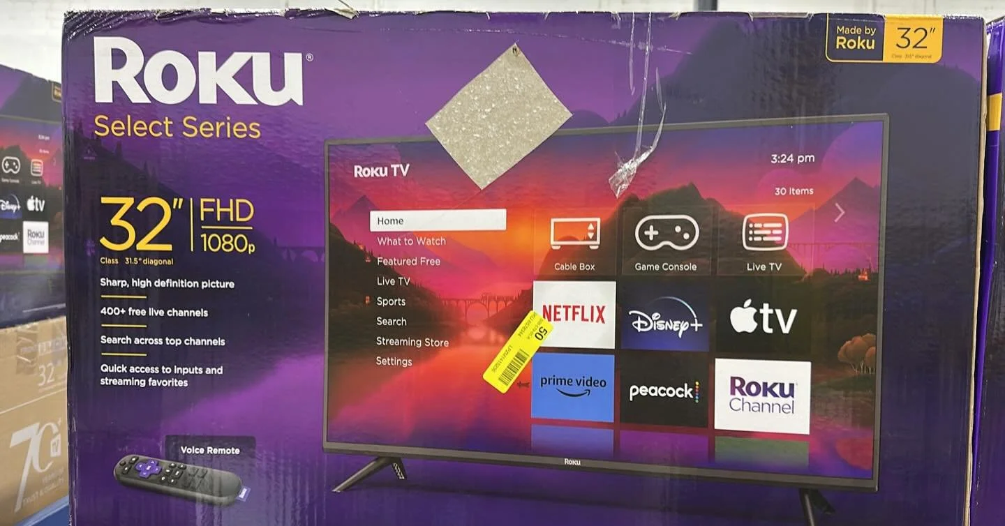 🚨 ALERT: NEXT 3 PEOPLE ONLY - Today 1/27/26 ONLY 🚨

🎉 WIN A FREE 32&rdquo; TV 🎉

Here&rsquo;s how ⬇️
1️⃣ Come into the store
2️⃣ Tag us LIVE in-store + post on your feed
3️⃣ Show your post to our cashier

👉 Walk out with a FREE 32&rdquo; TV
No r