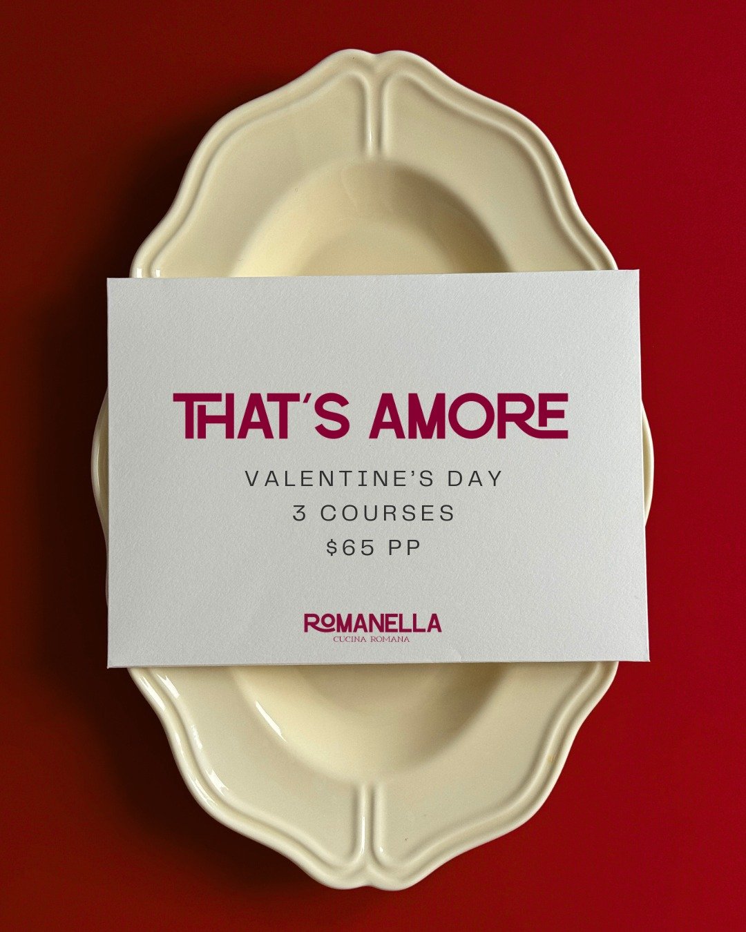This Valentine&rsquo;s Day, share a table that feels like a romantic trip to Rome. Join us at Romanella for a three course dinner for $65 per person and an evening centered on amore. ❤️🍷