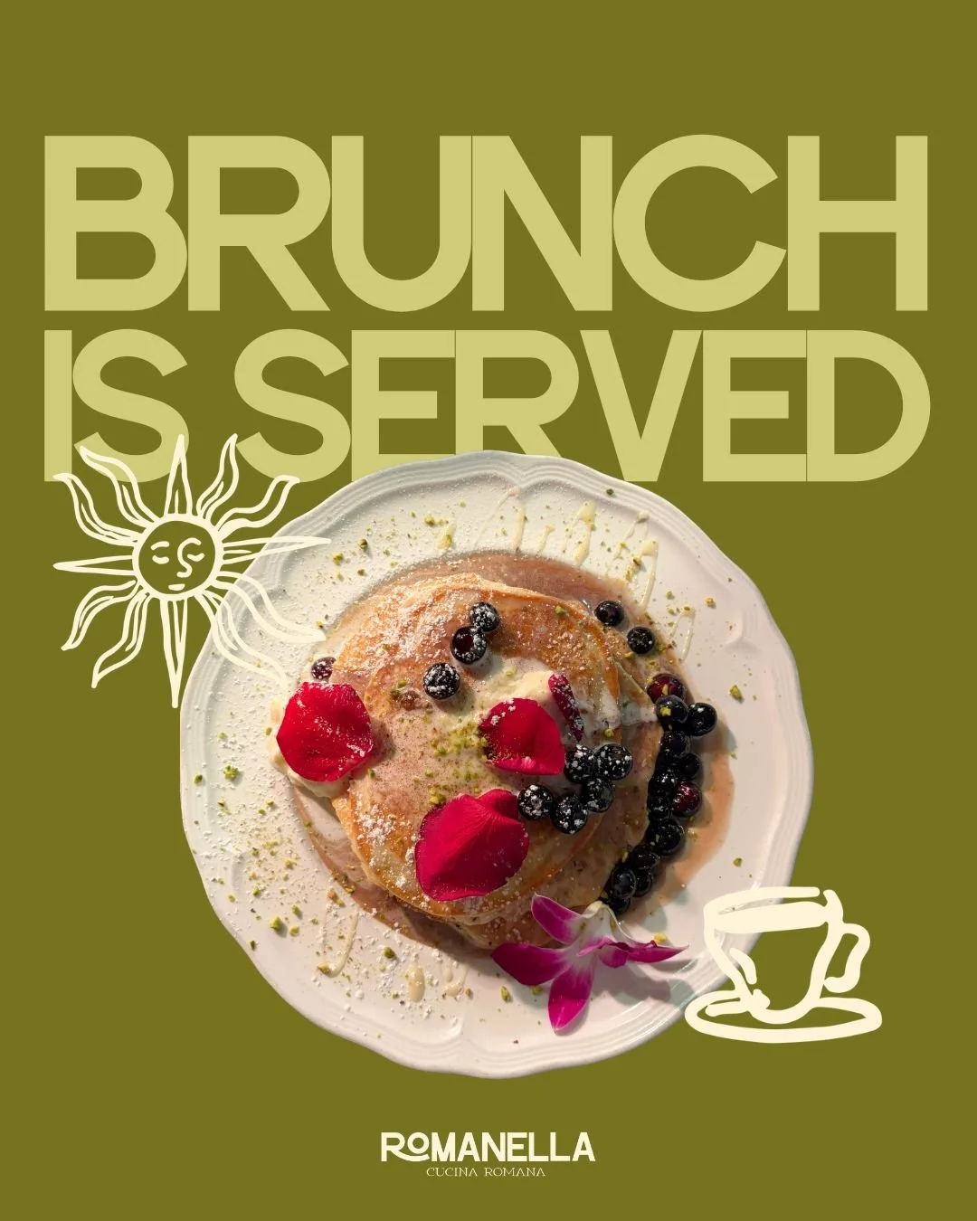 Your weekends just found a new favorite! 

Romanella is now serving brunch every Saturday and Sunday from 9am to 3pm, with a lineup built for proper weekend plans.