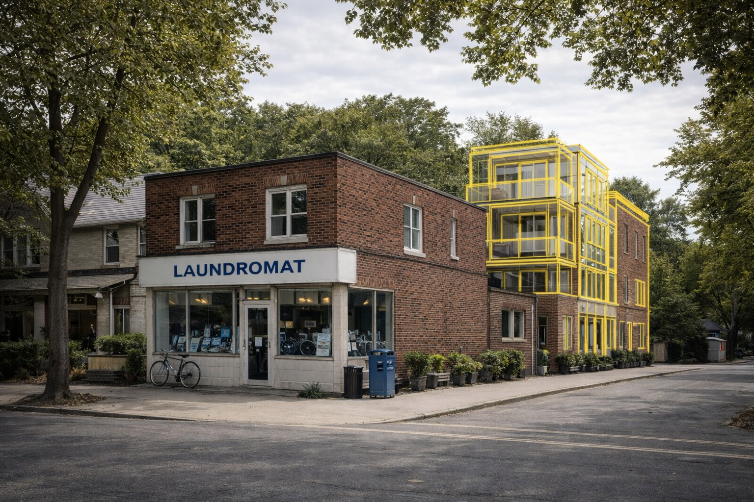 Laundromat + Building