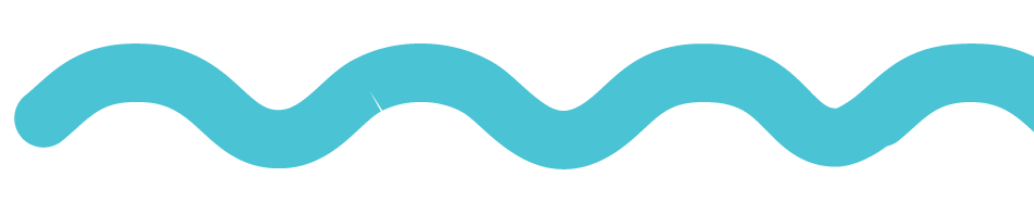 Blue wavy line pattern on a white background.