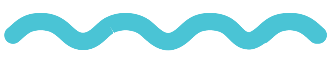 A blue wavy line or ribbon on a black background.