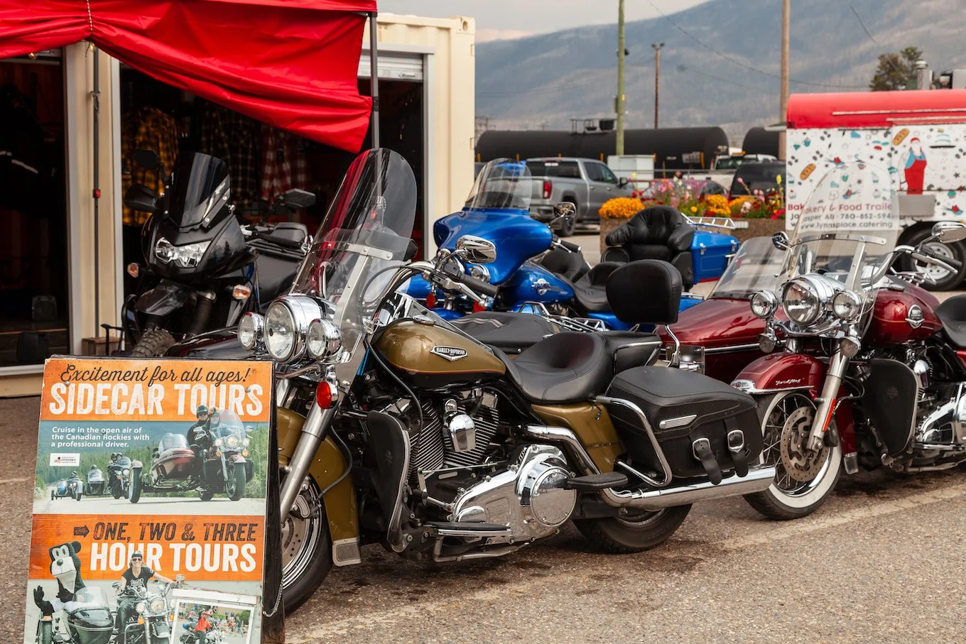Jasper Motorcycle Tours at Jasper Pop-Up Village