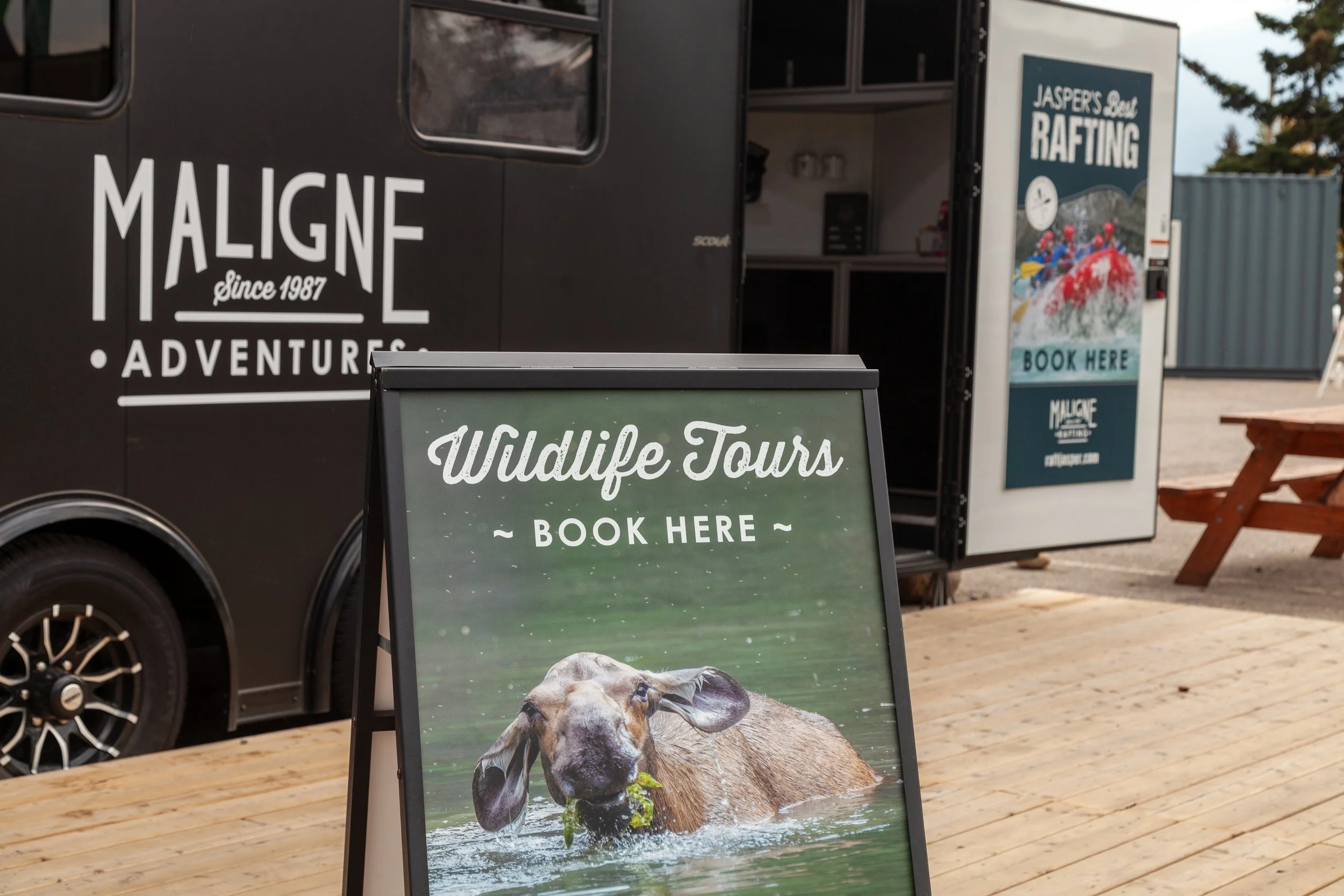 Maligne Adventures at Jasper Pop-Up Village