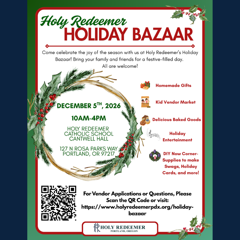 Holy Redeemer Holiday Bazaar