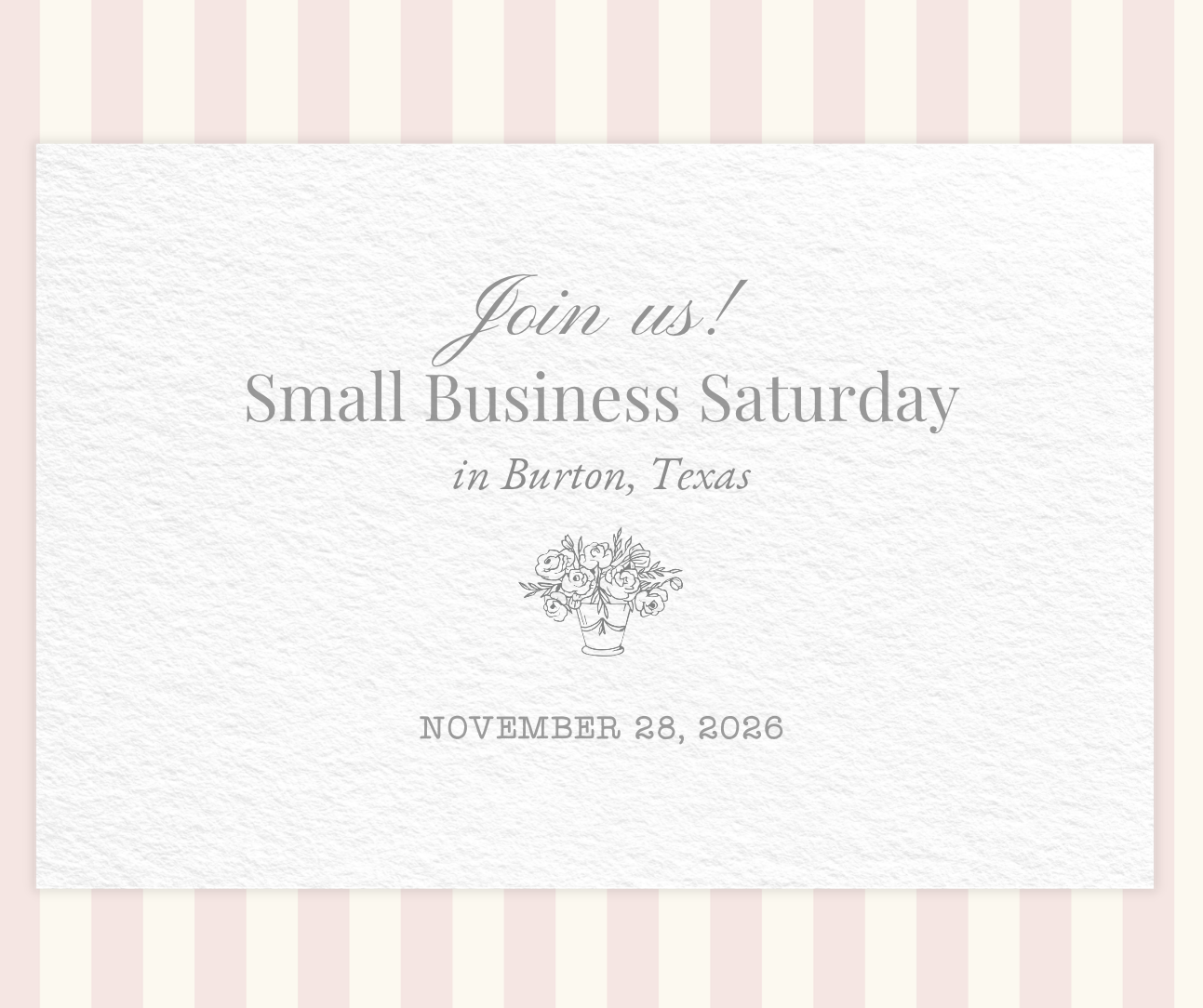 Small Business Saturday