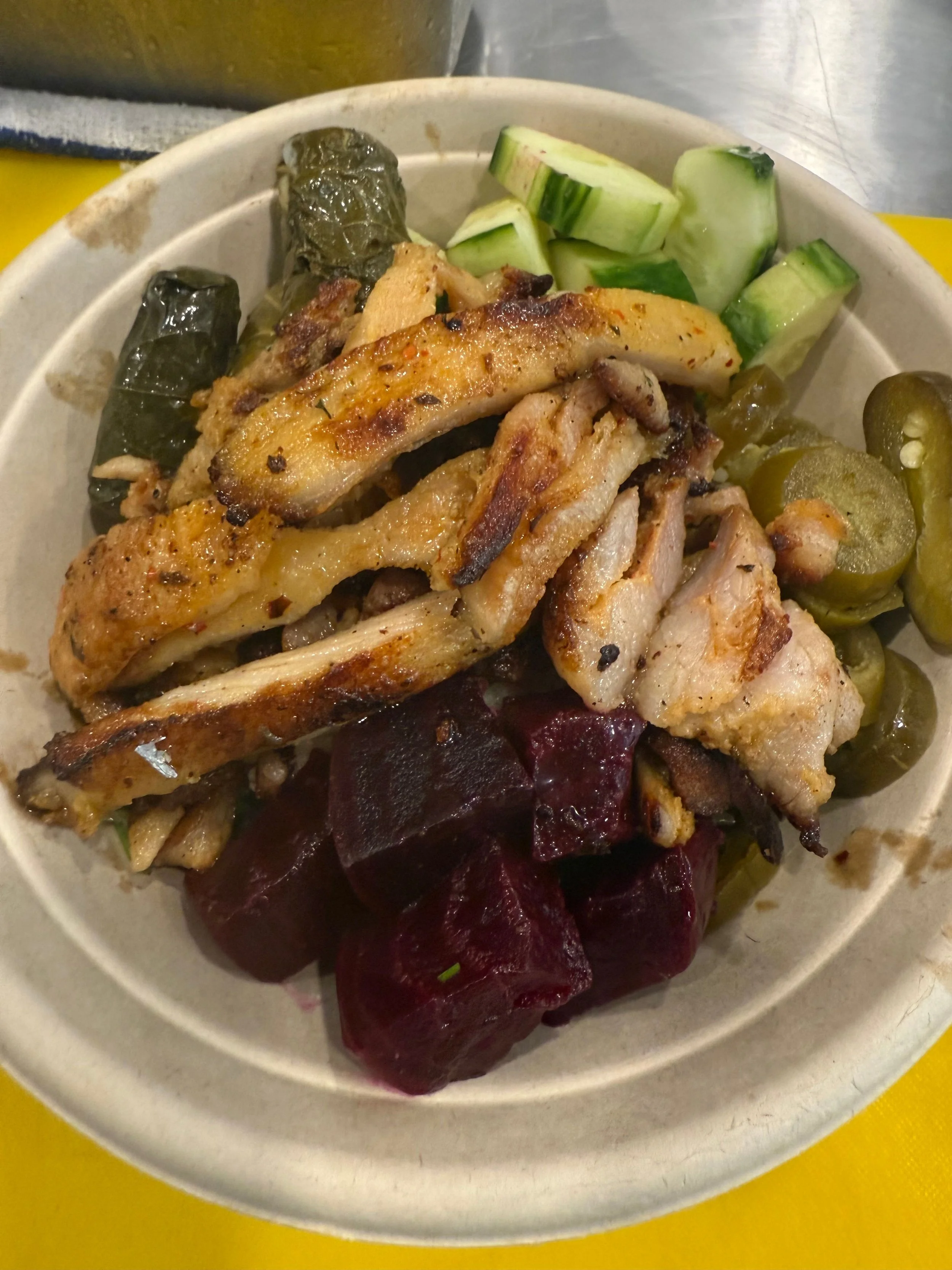 Grilled Chicken Gyro Bowl