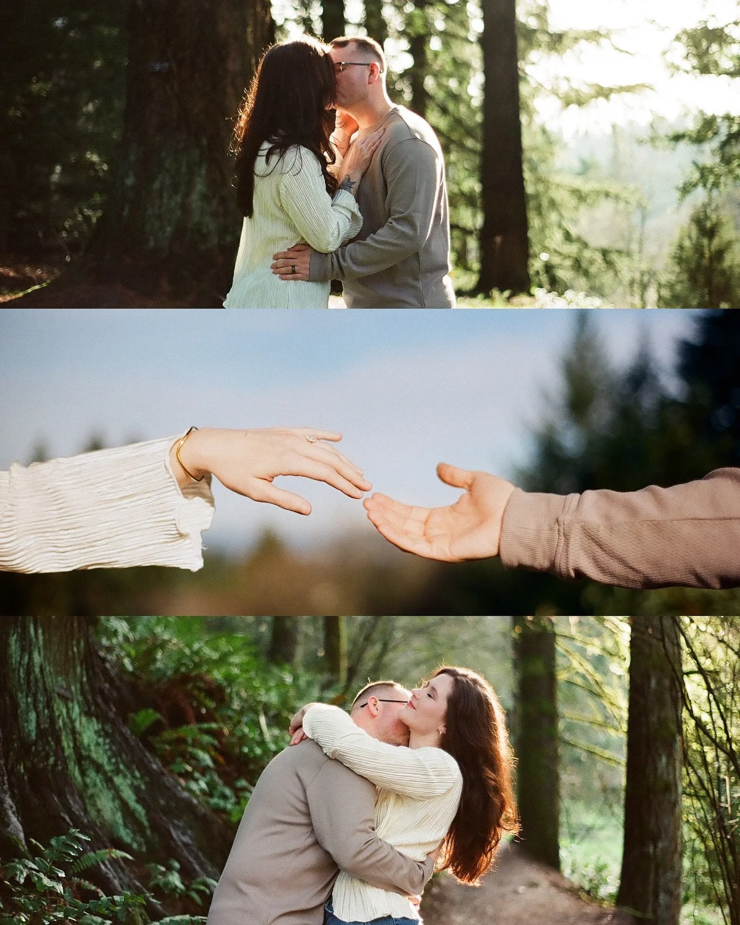 Cassie + Nick 🌿
First photoshoot in my new home state!!! I had so much fun hanging out with C+N &amp; exploring the forest. We definitely got our steps in!!!

First slide shot on the Minolta x700
#oregonphotographer #oregonweddingphotographer #orego
