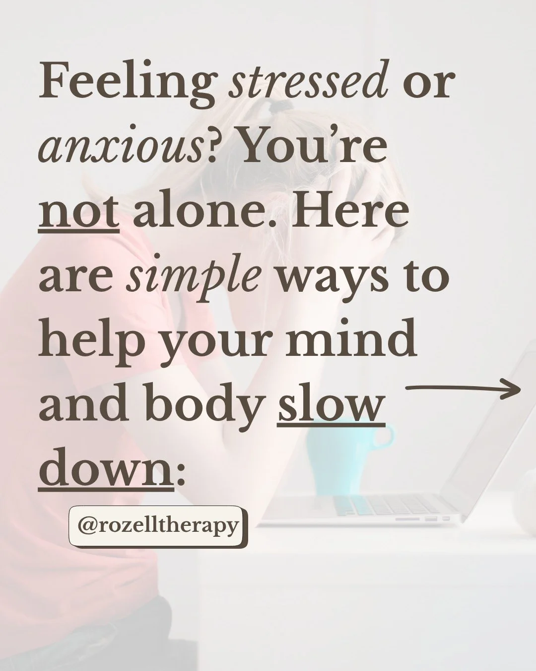 Feeling stressed or anxious? You&rsquo;re not alone and your body isn&rsquo;t malfunctioning, it&rsquo;s protecting you. With the right tools, you can help it settle:

✨ Prioritize sleep + sunlight to reset your nervous system
✨ Use progressive muscl