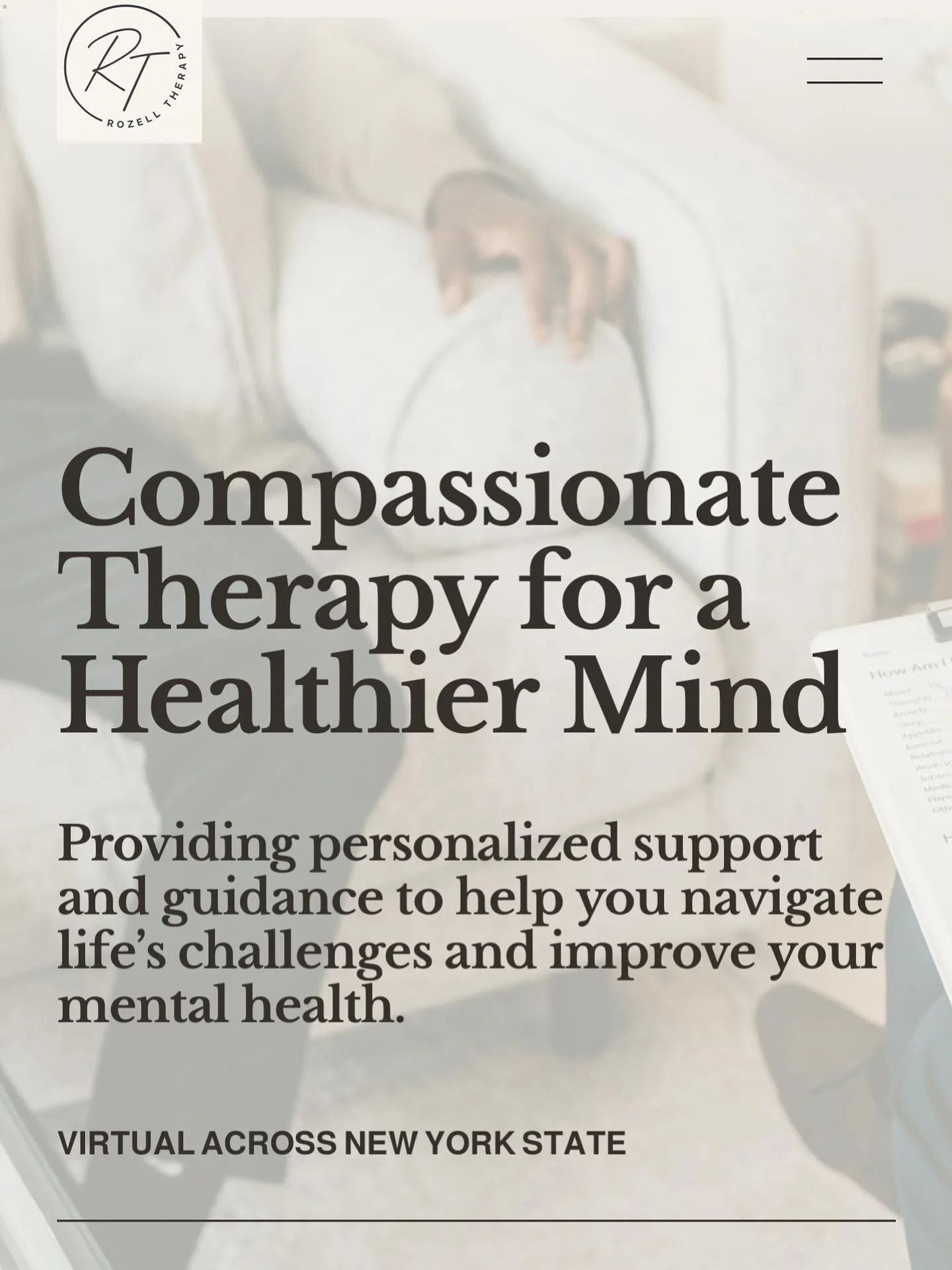✨ New look 🤍✨
The Rozell Therapy website just got a redesign &mdash; check it out at [rozelltherapy.com]!

#TherapistLife #PrivatePractice #TherapyWebsite #TherapyPractice #TherapistOnline #MentalHealthSupport #TherapyJourney #HealingSpace #MindfulL