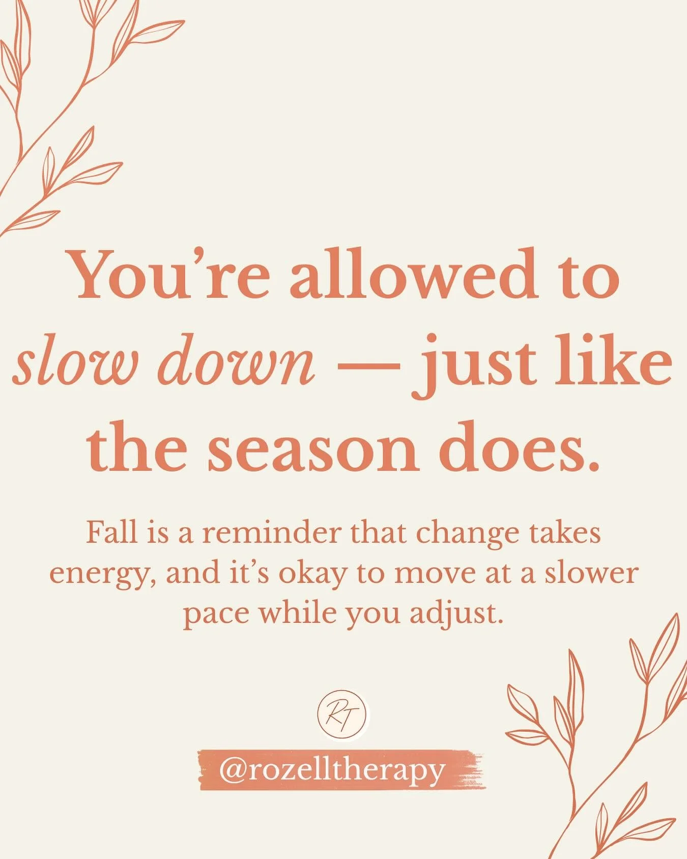 As the seasons shift, your energy might too &mdash; and that&rsquo;s okay.
Fall isn&rsquo;t about doing more; it&rsquo;s about releasing what no longer fits, creating space for what&rsquo;s next, and learning to move at a gentler rhythm.
You don&rsqu