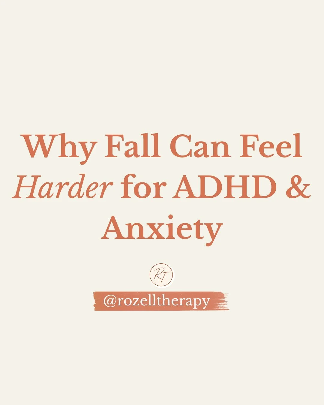 Fall transitions can feel heavier than we expect.

Shorter days, shifting routines, and sensory changes can all stir up anxiety and make ADHD symptoms harder to manage.

If you&rsquo;re noticing more overwhelm lately, you&rsquo;re not alone &mdash; i