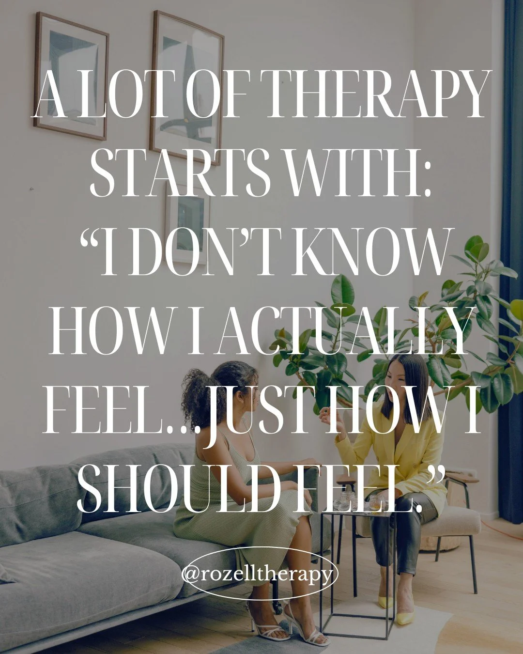 A lot of people don&rsquo;t struggle with feeling and they struggle with giving themselves permission.

Try practicing creating space to notice what&rsquo;s actually there, without judgment or pressure to change it right away.

If this resonates, you