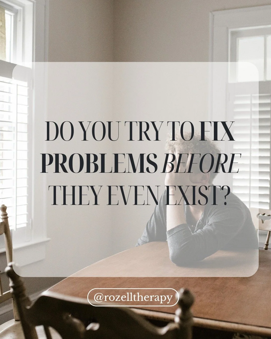 Pre-fixing problems doesn&rsquo;t stop pain, it just makes anxiety run the show. Let things happen and respond with emotion after. Being upset is allowed.

And when you stop managing feelings in advance, the problem becomes the problem, not you. You 