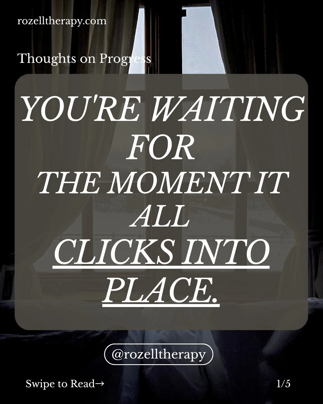 You don&rsquo;t have to be &lsquo;finished&rsquo; to have come far. Progress isn&rsquo;t about a destination, it&rsquo;s about noticing the shifts inside you, the small changes you make each day that quietly move you forward. Some days it feels invis