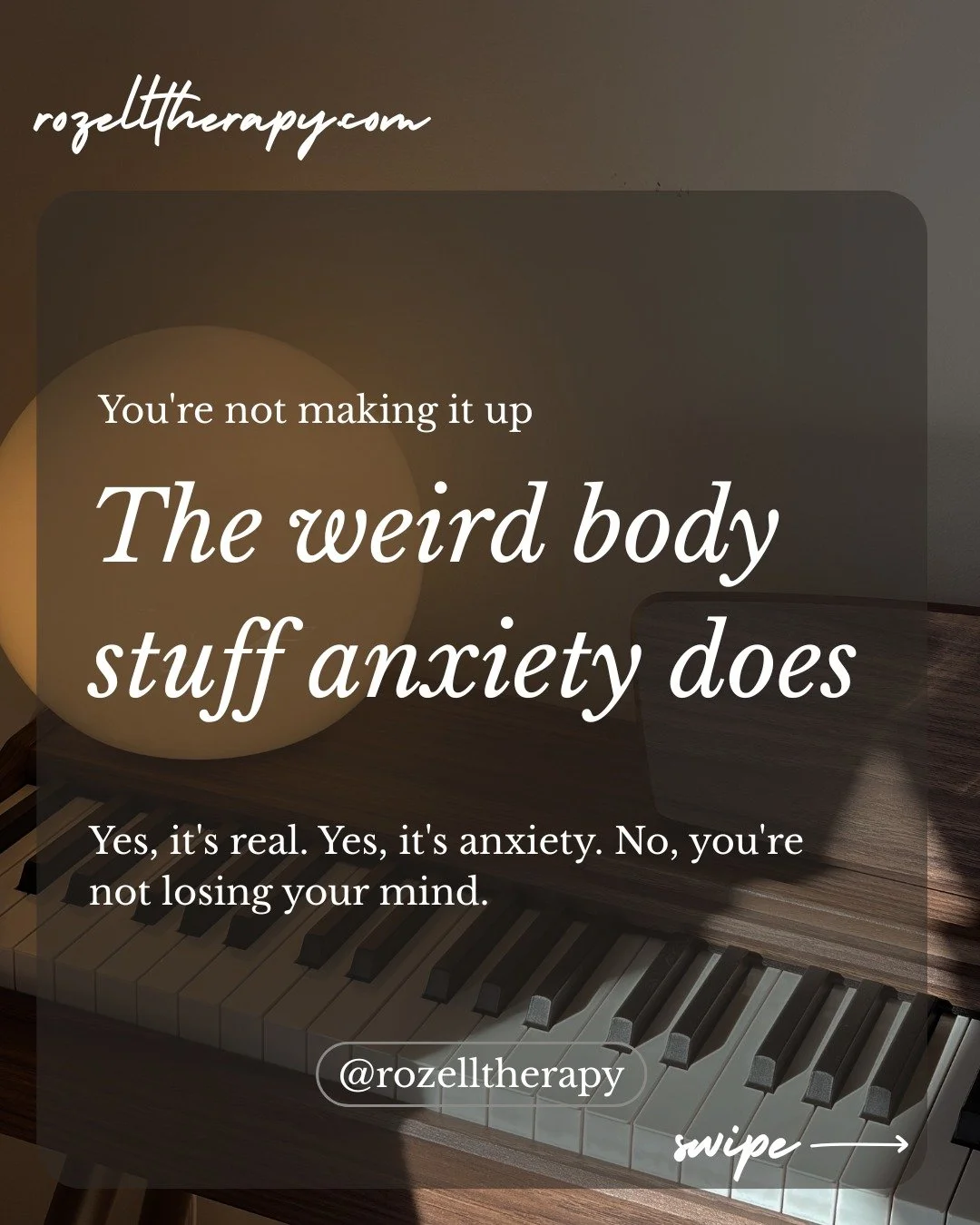 Anyone else Google 'why do my hands feel weird' at 2am? These physical sensations are SO common with anxiety, but no one really talks about them. Saving this for the next time my body does something bizarre and I need the reminder that I'm not actual