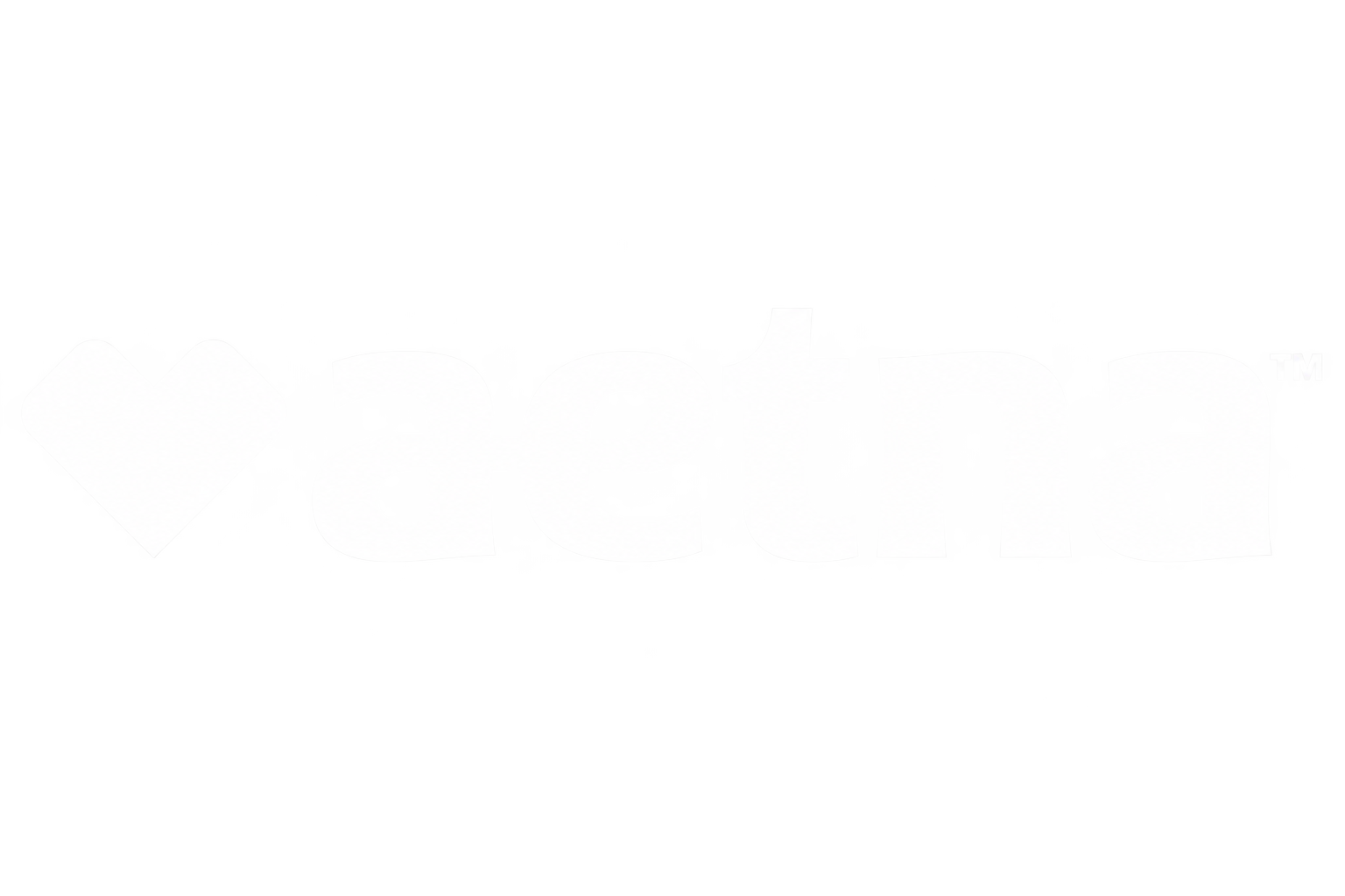 The image displays the logo of the brand 'Pink' in stylized, outlined white letters, with a small white heart shape to the left of the text.
