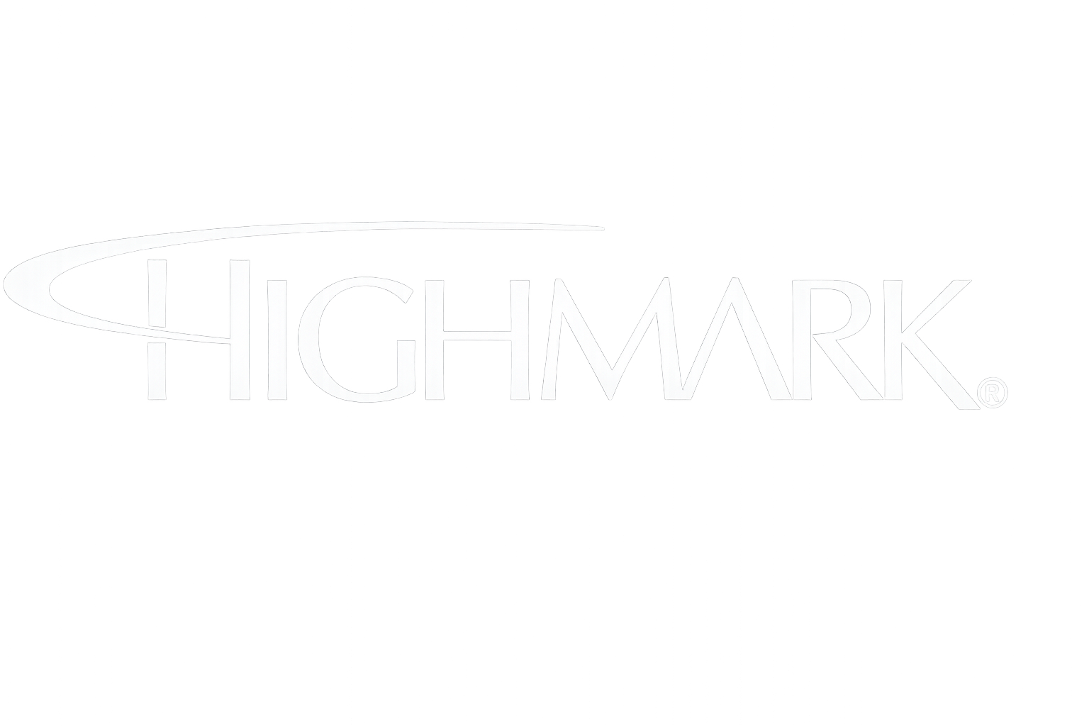 Highmark logo in white on black background.
