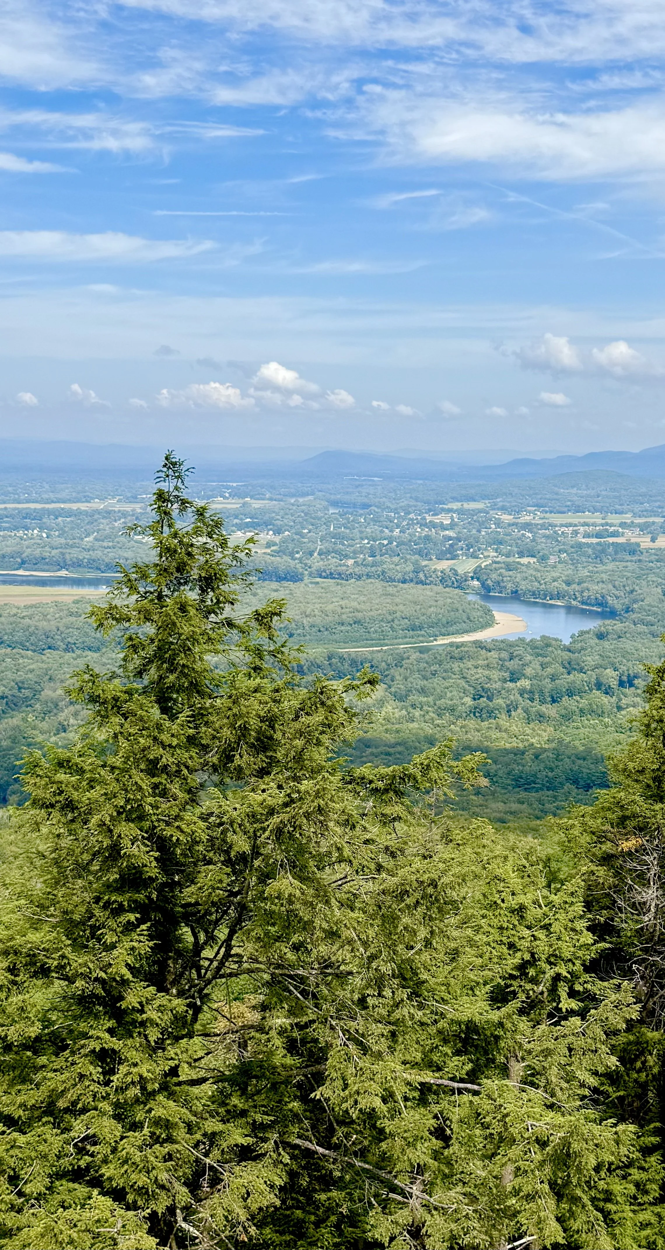 Connecticut River Bend from Mount Holyoke in South Hadley