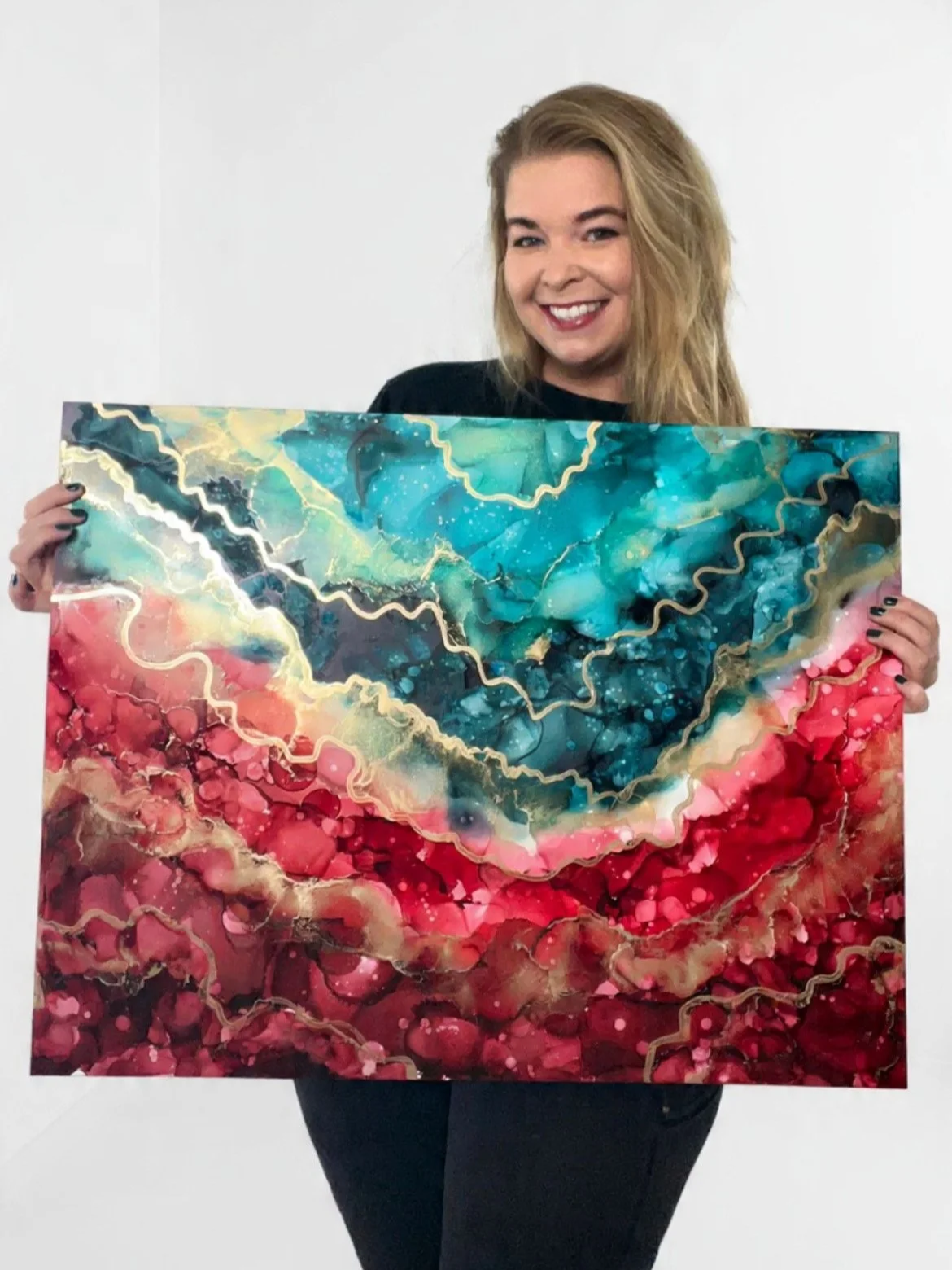 ‘Couple Aura’ Painting & Reading Included (Using Your Photos Together, Birthdays & Sun Signs)