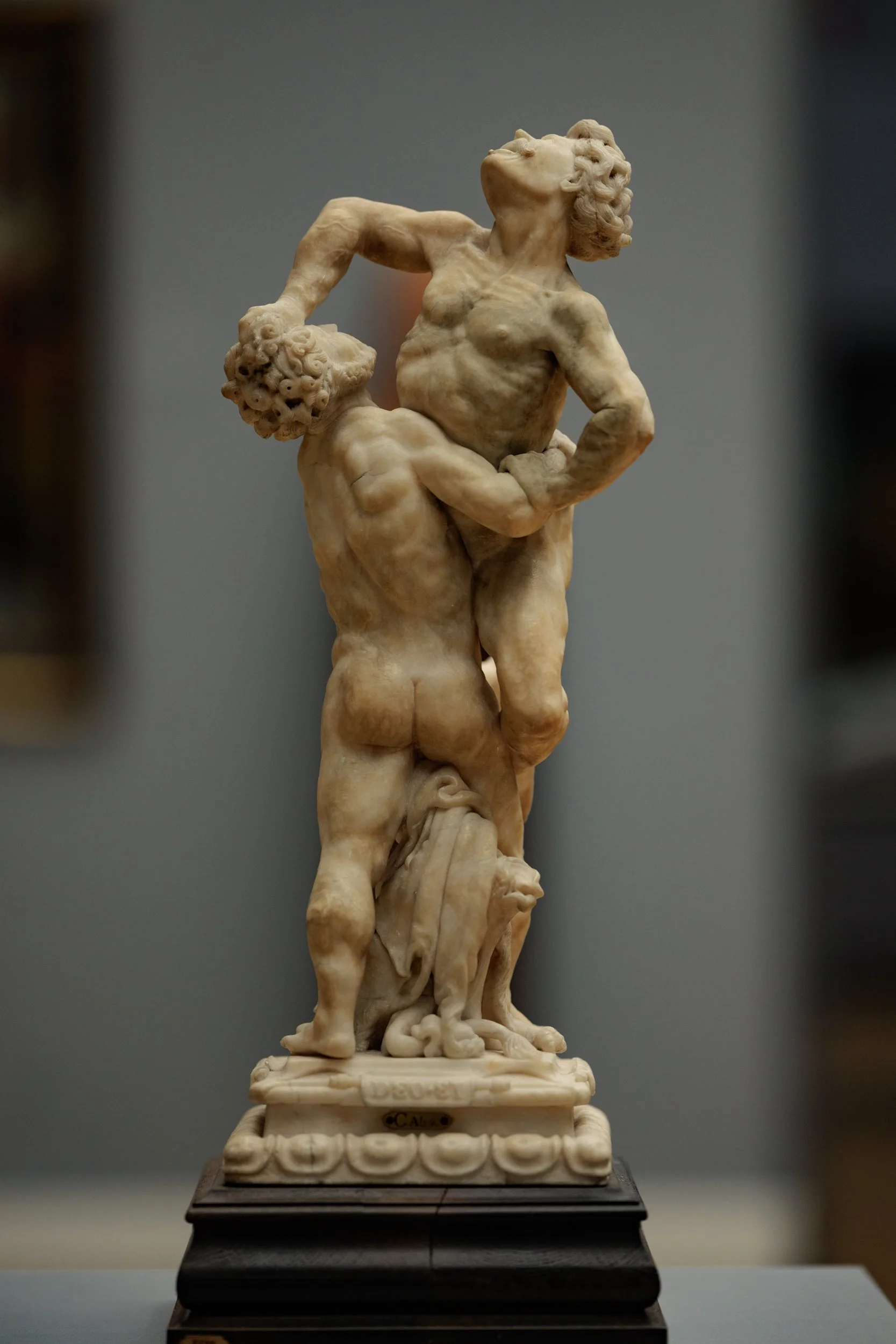 Hercules wrestling Antaeus, unknown artist, 1598-1602 - Copenhagen