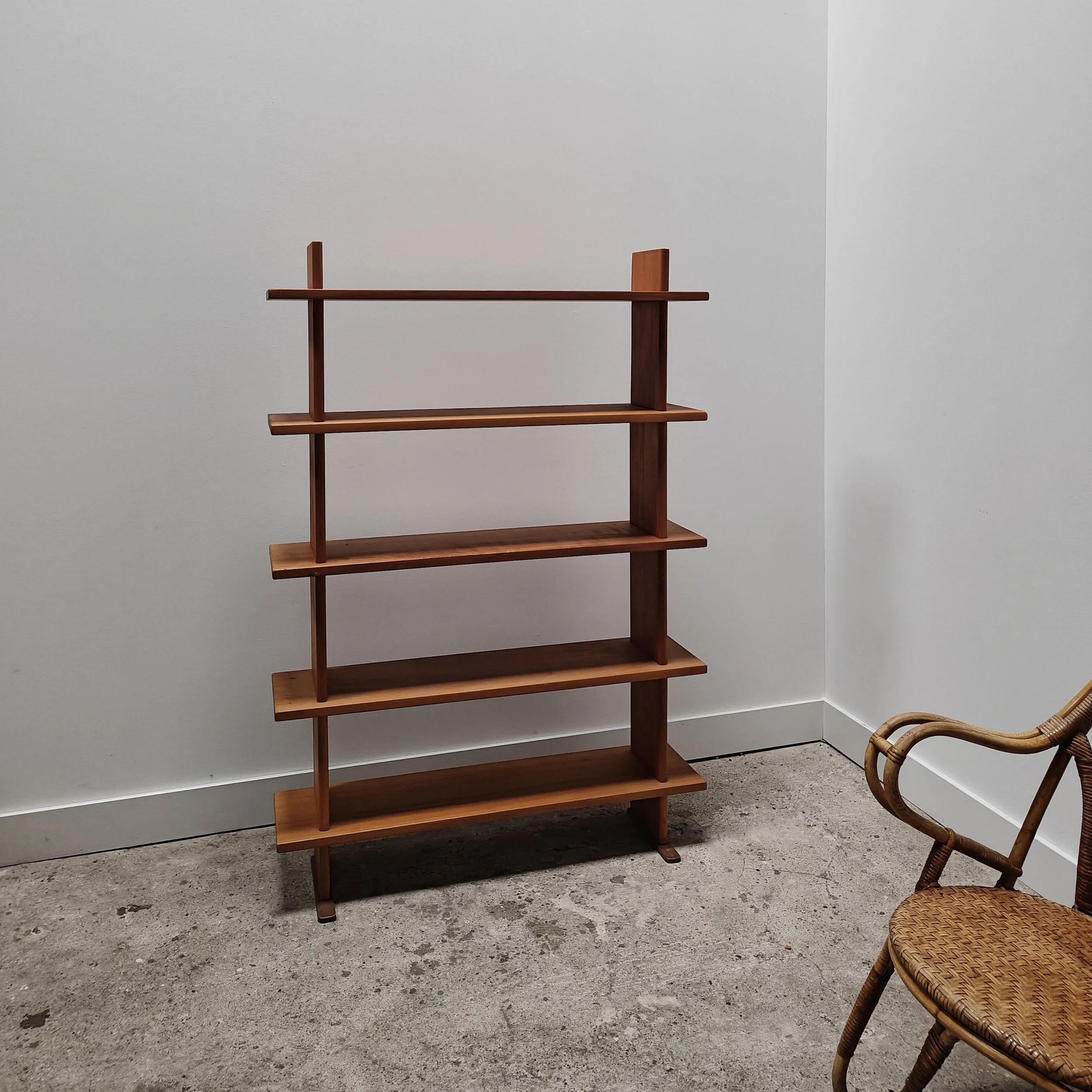 1950s modular open cabinet