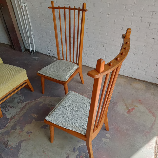 Unique Bas van Pelt high back chairs, set-2 15.png