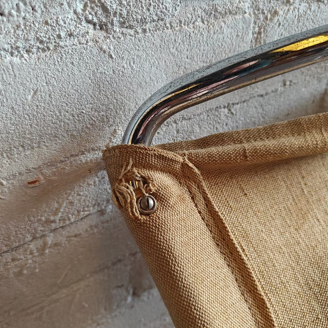 Pascal Mourgue Biscia chairs with canvas seats 15.png