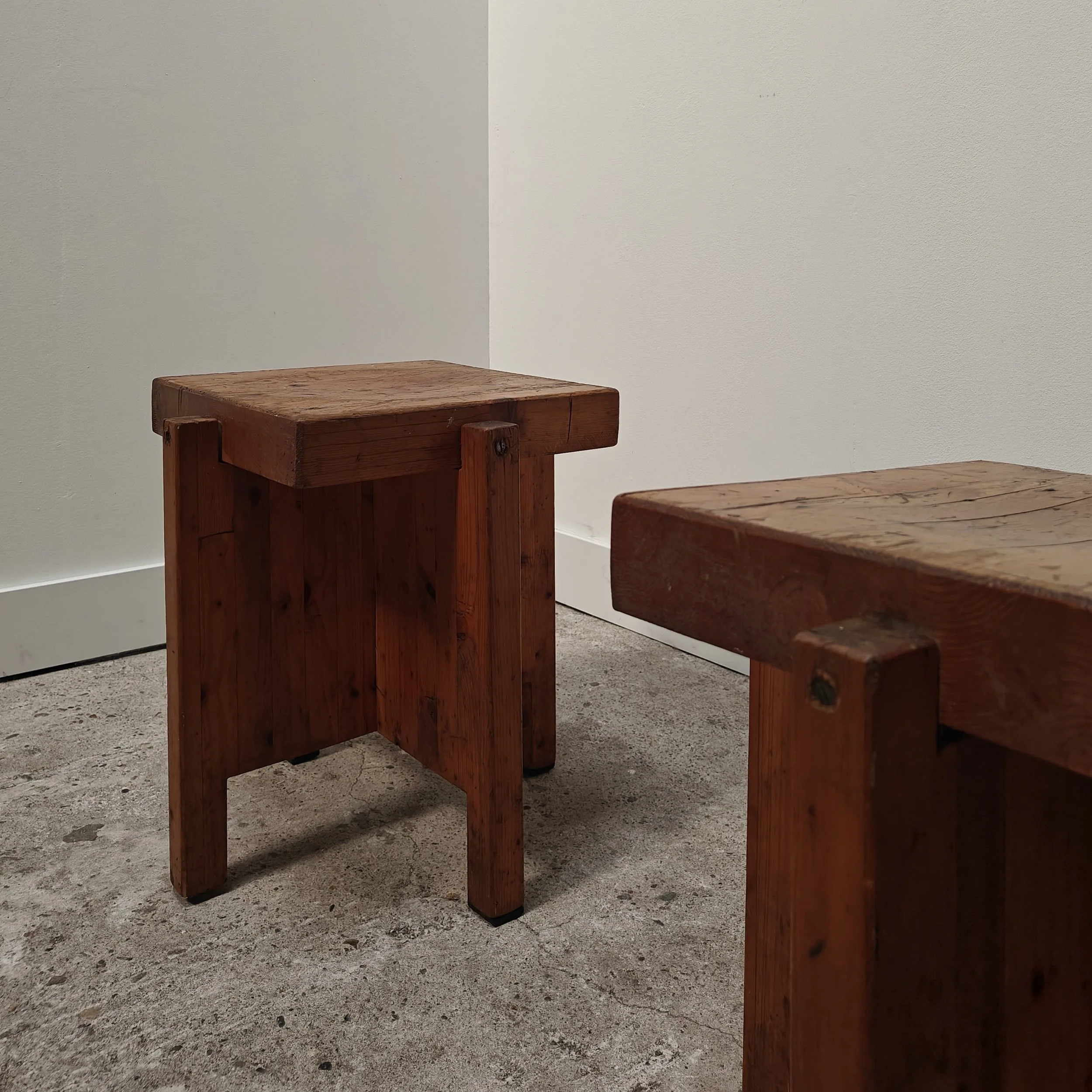 French pine cubist stools 1.jpg