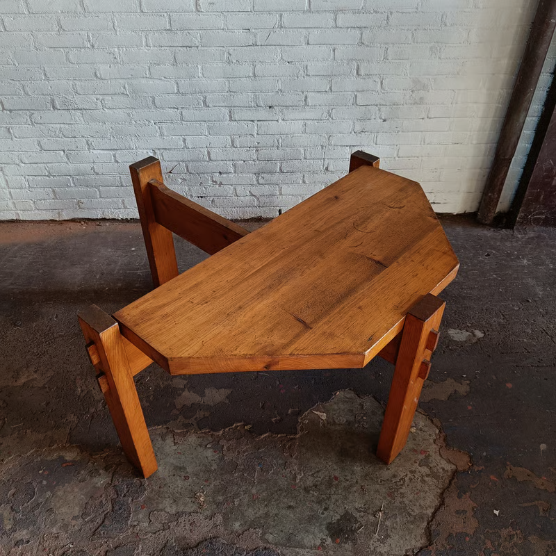 Modernist pine dining - side table 3.png