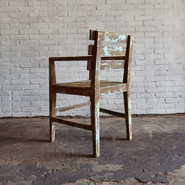 French patinated armchair 3.png