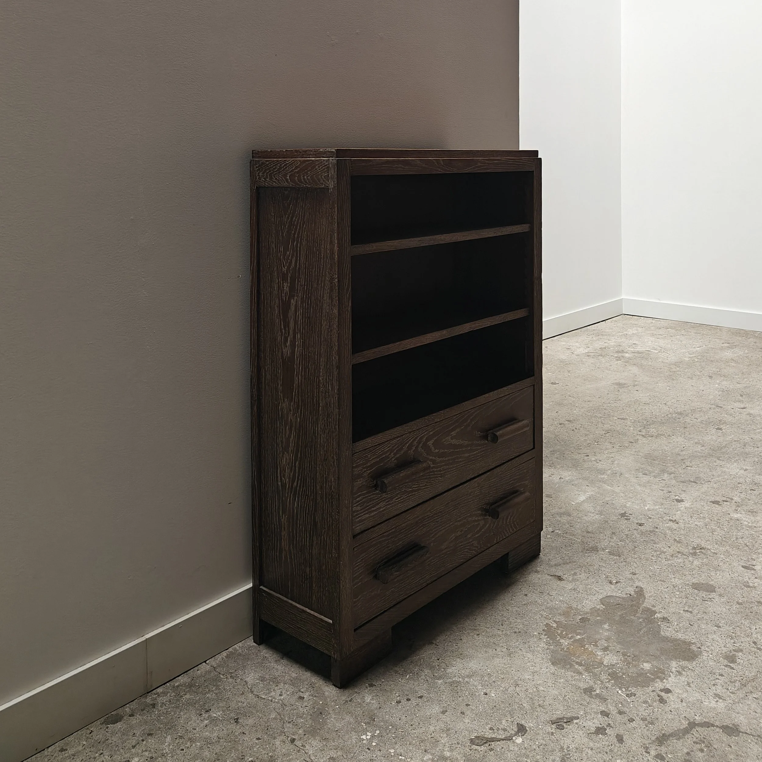 Art deco oak bookcase with drawers 1.jpg