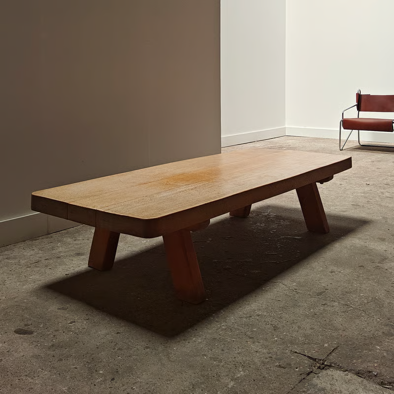 Low and long oak coffee table with Japanese feel 4.png