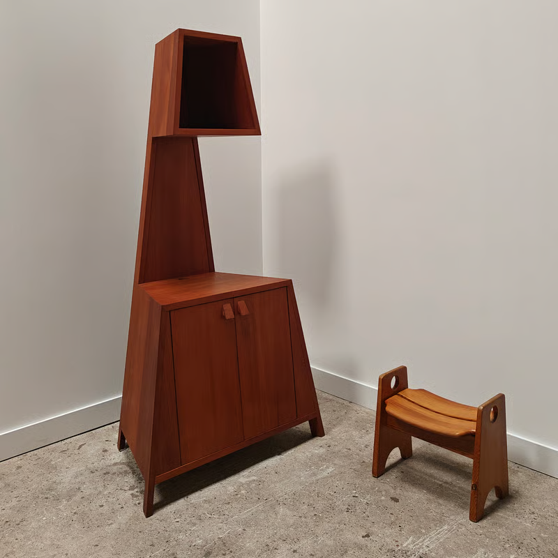 Custom made teak cabinet