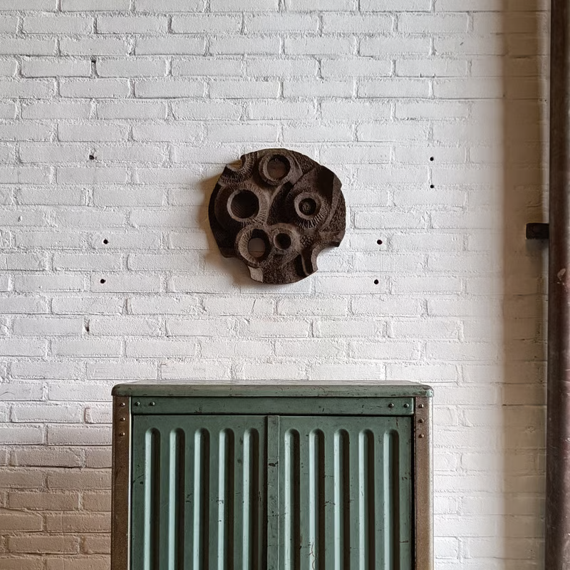 Round wall sculpture