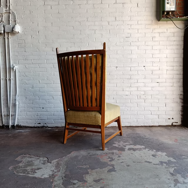 Bas van Pelt easy chair 1940's, back view