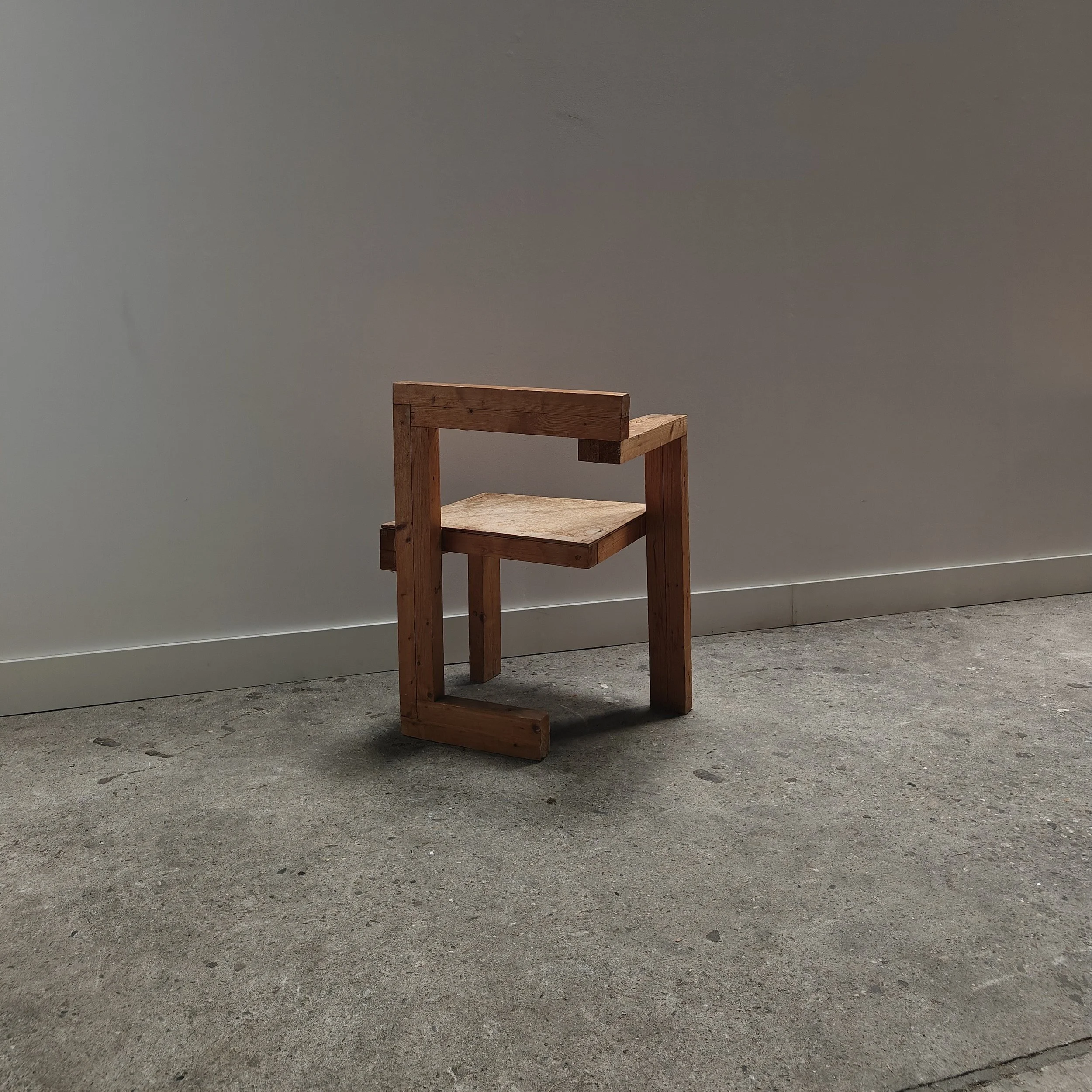 Scrap Wood Silhouette of the Rietveld Steltman model 6.jpg