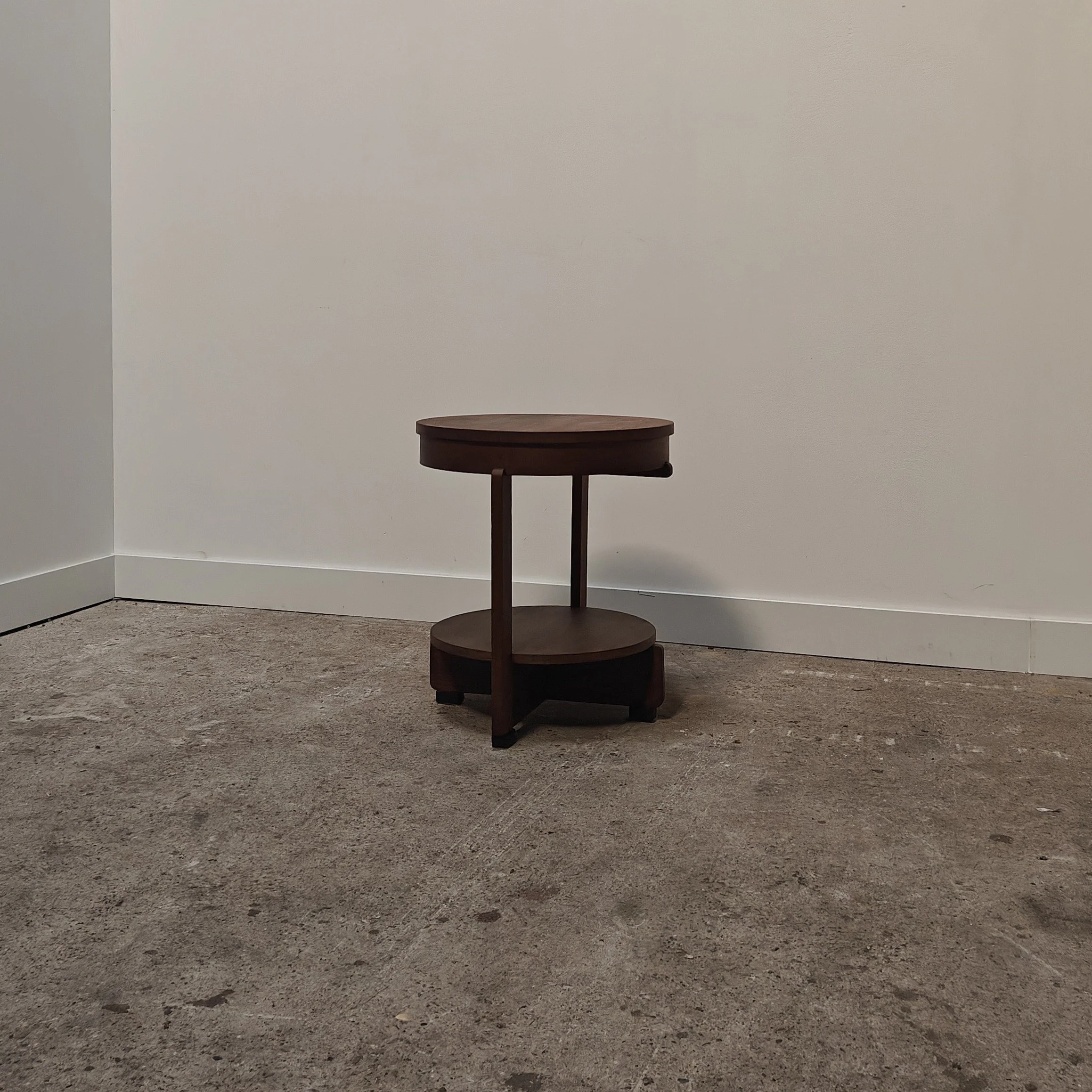 Amsterdam school oak sidetable with semi floating top 4.jpg